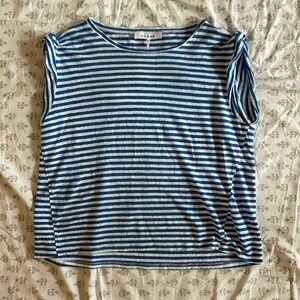 Small FRAME striped muscle tank